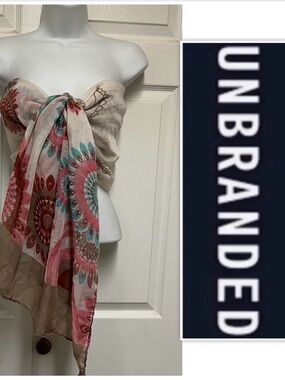 UNBRANDED Split Design Shawl Scarf Wrap